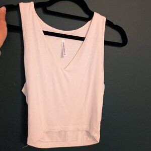 Lulu's crop top, White, Women's size Medium (US)